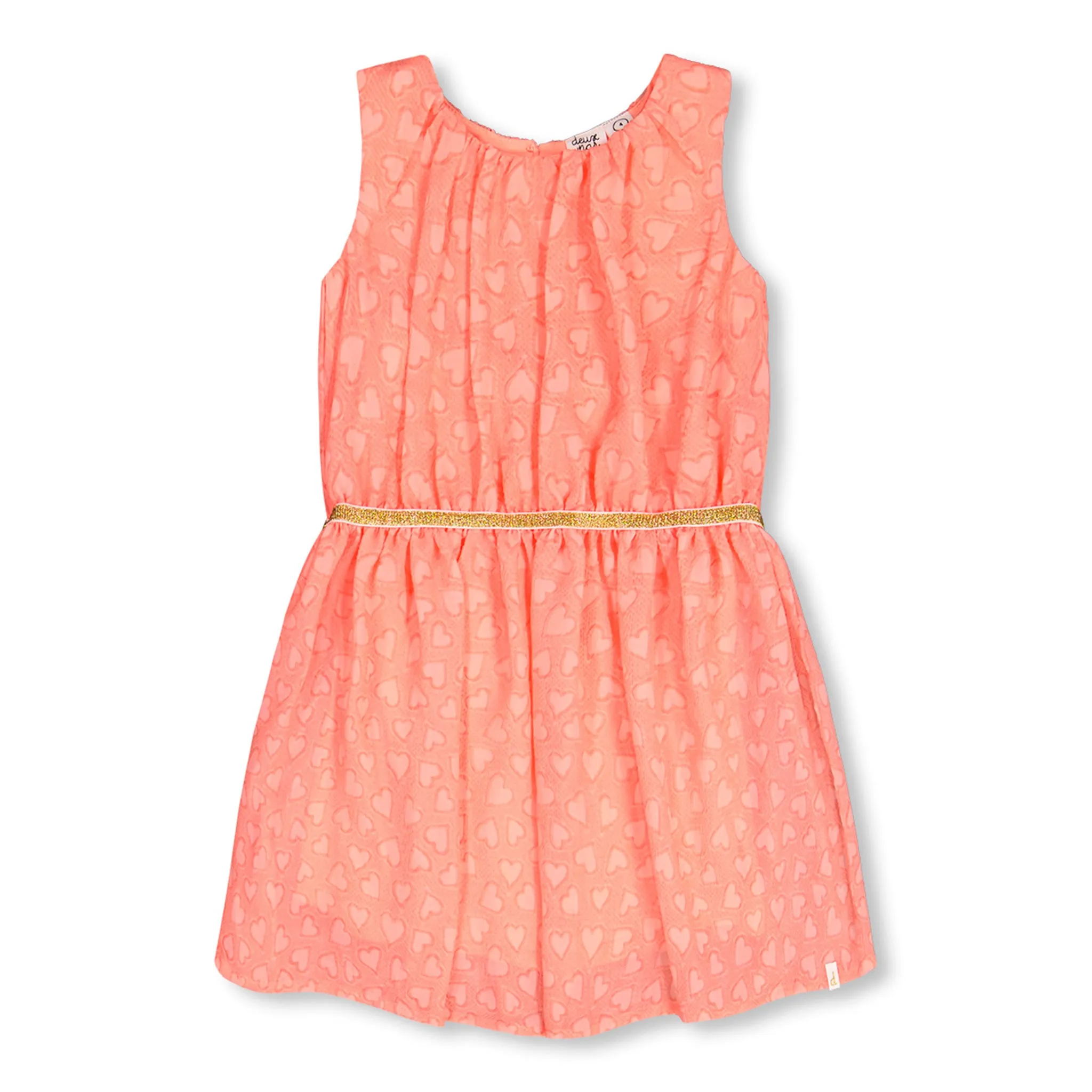 Deux par Deux Robe Chiffon Coeur 7-10ans