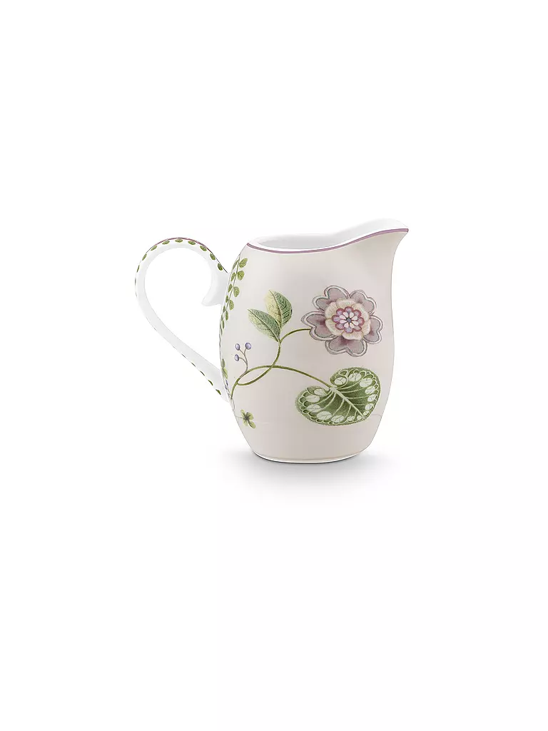 PIP STUDIO Milchkännnchen  LILY & LOTUS 250ml Off White weiss
