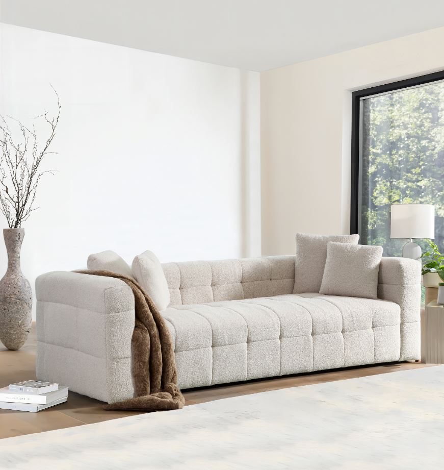 HOME DELUXE Teddy Sofa COMO - Beige