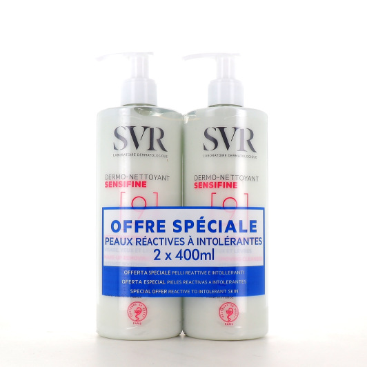 Dermo-nettoyant démaquillant visage SVR Sensifine