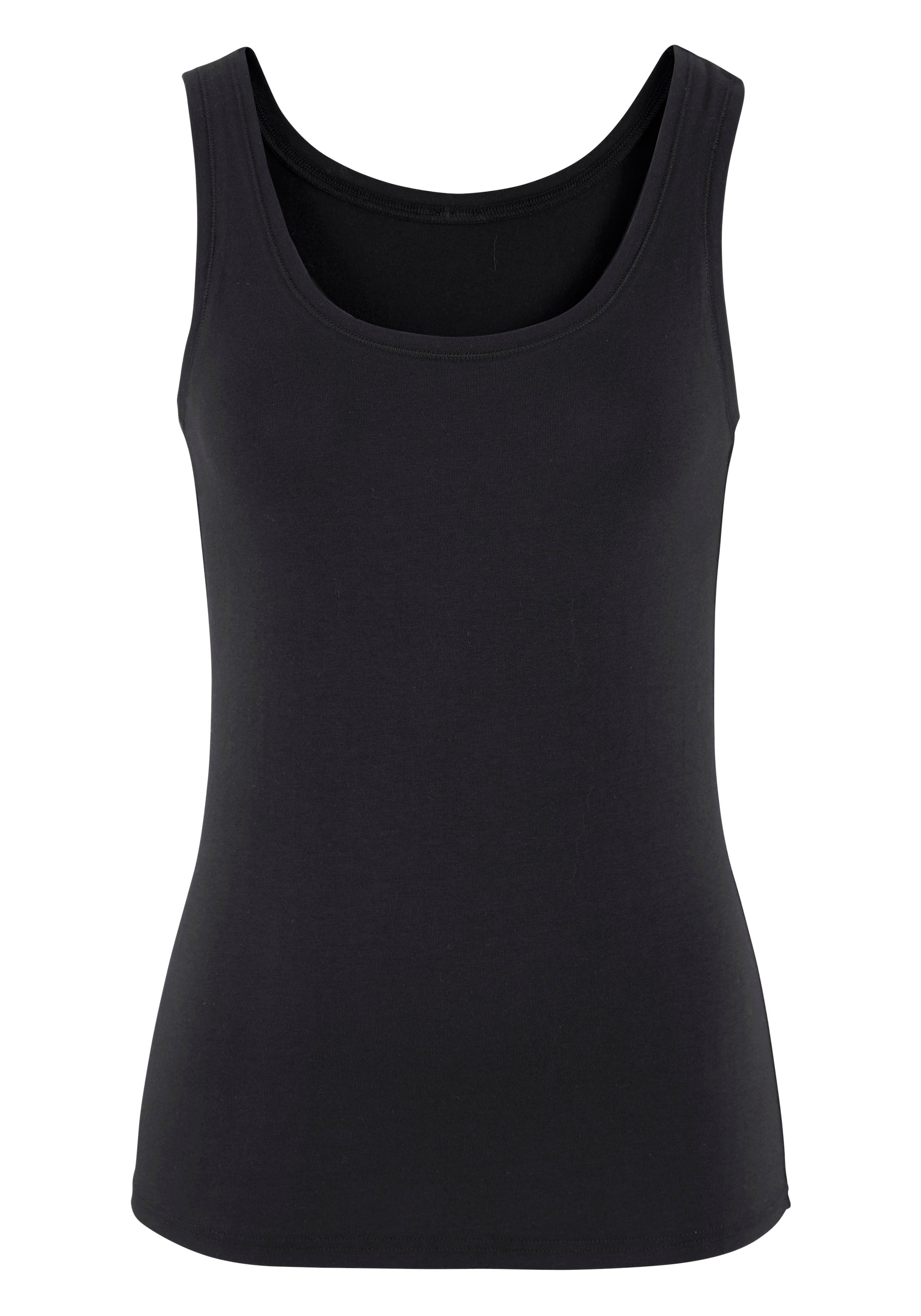 Vivance Tanktop »aus elastischer Baumwoll-Qualität«
