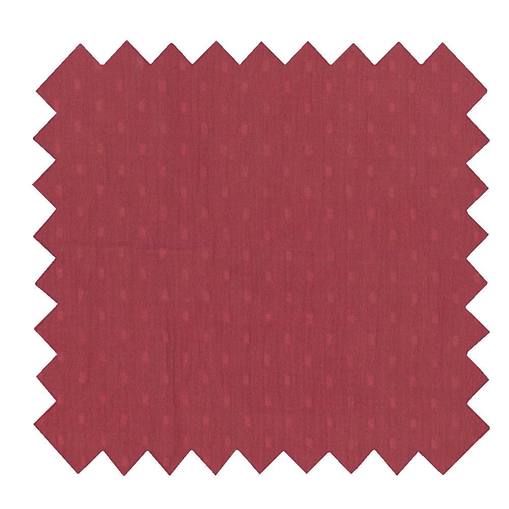 Tissu Coton Au Mètre Gaze Plumetis Terra Cotta Ex1070
