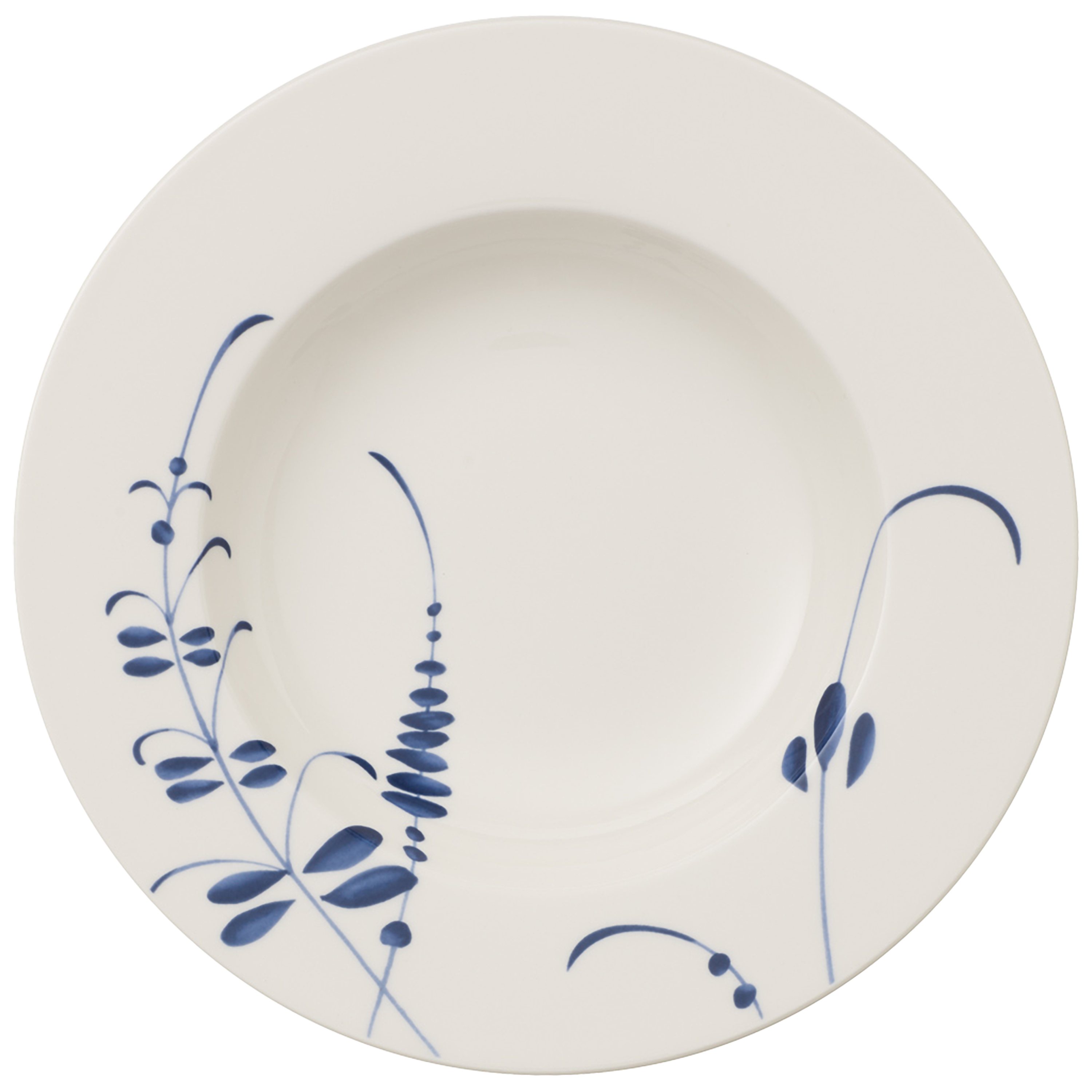 Vieux Luxembourg Soup bowl White, 9.6'', Premium Porcelain