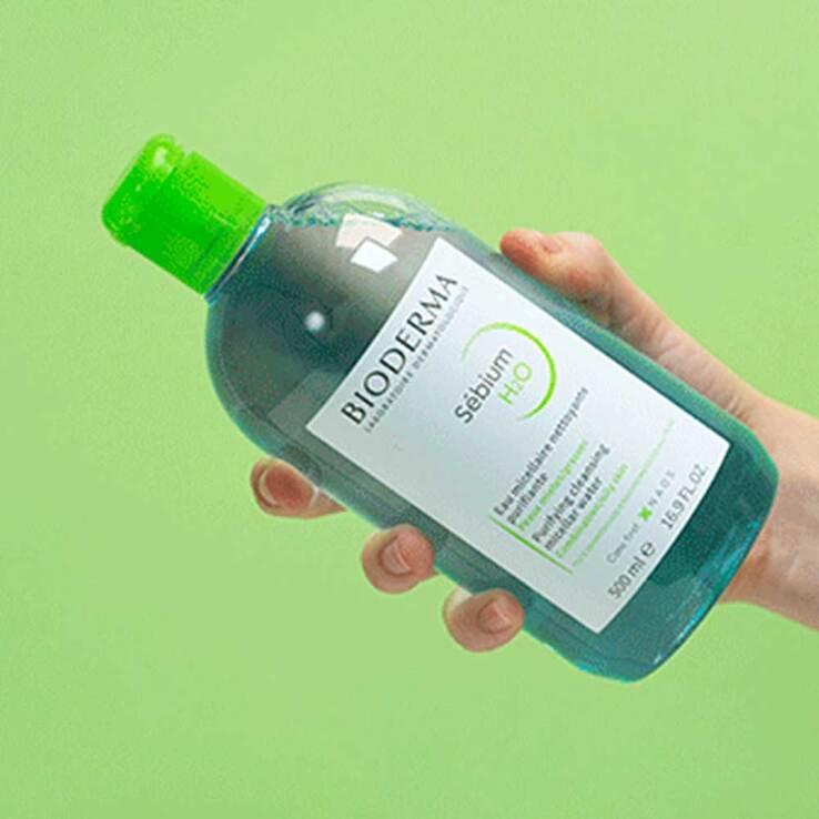 Bioderma Sebium H2O Reinigungslösung für fettige, unreine Haut, 500 ml