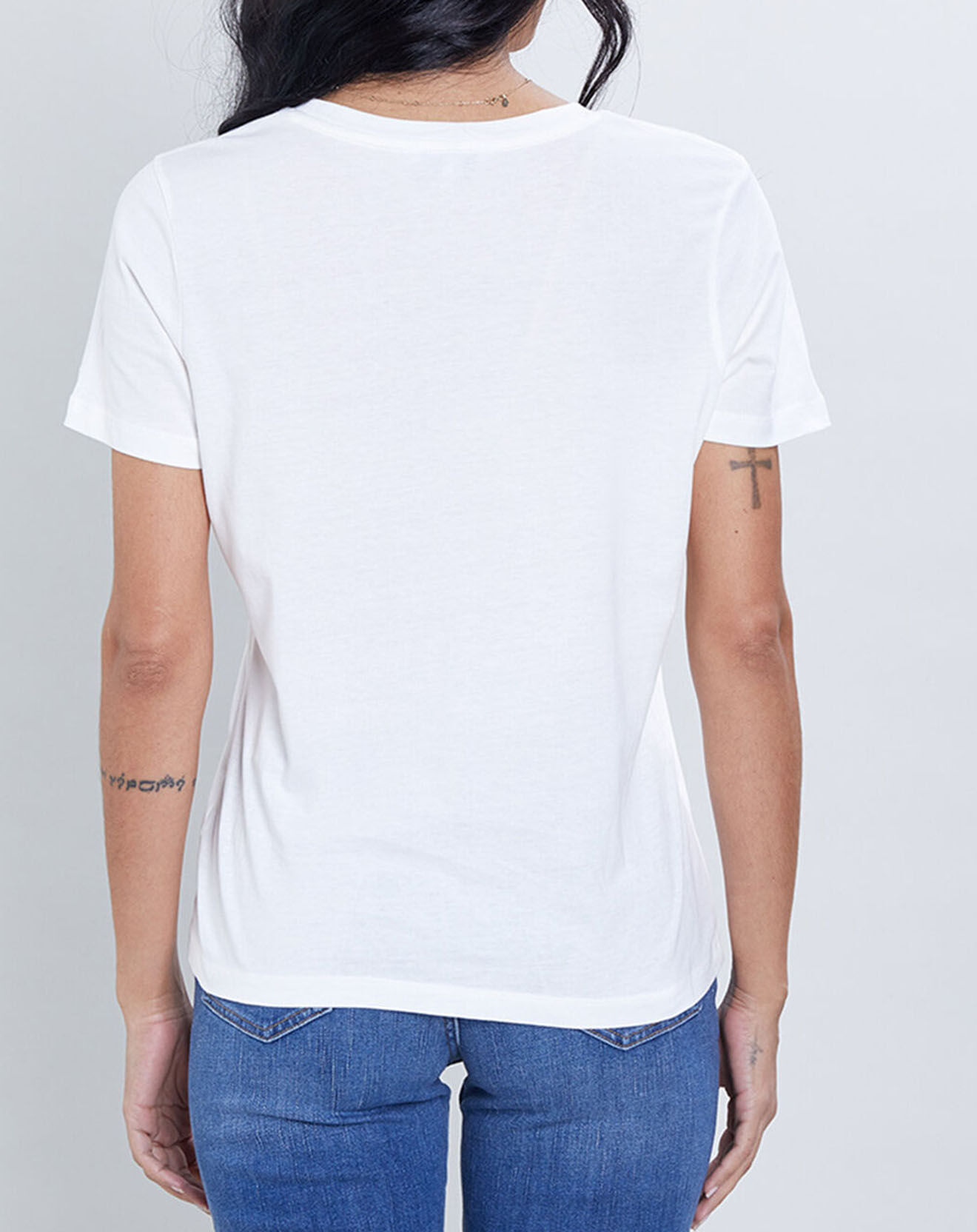 Tommy Hilfiger T-Shirt Regular Flock écru