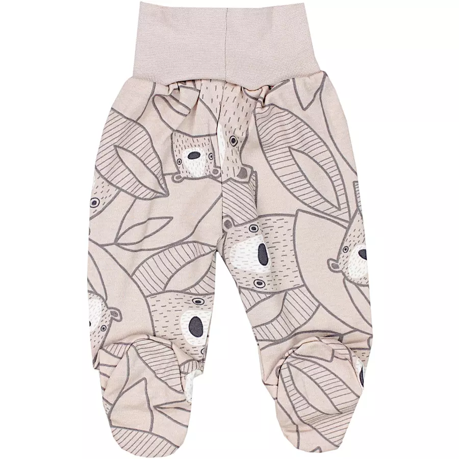TupTam Baby Hose mit Fuß 5er Pack grau
