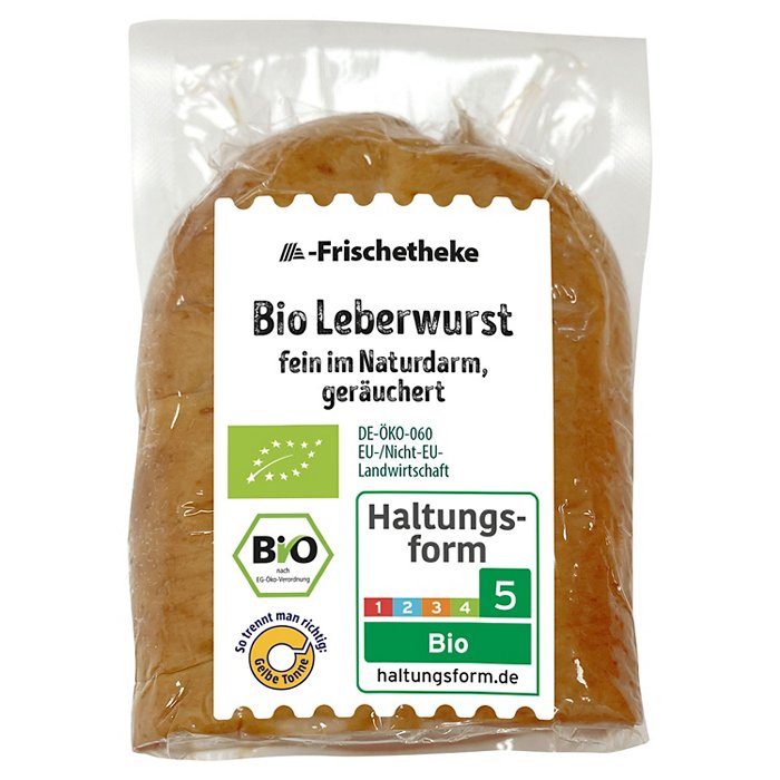 Bio-Leberwurst in der Krause 1 kg