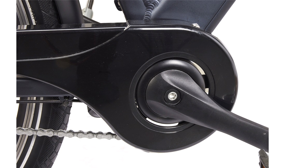 El-cykel Comfort Plus 36V-11,6Ah 7-gear antracit sort