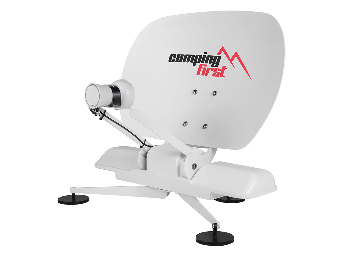 Camping First Satmex mobil 3 volautomatische schotel - White
