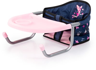 Bayer Design Bordstol med Brett, Blå/Rosa