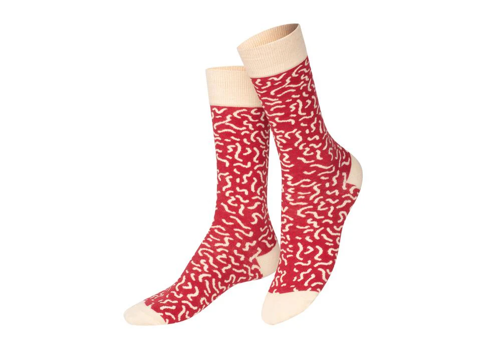 Eat My Socks  Supreme Salami strømper - rød
