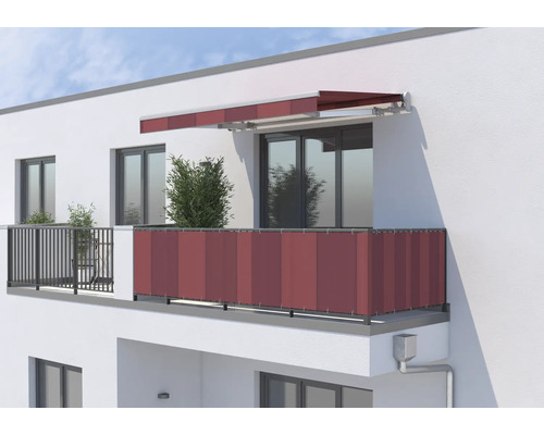 SOLUNA balkonbekleding H:75 cm stof design D035 (per meter verkocht)