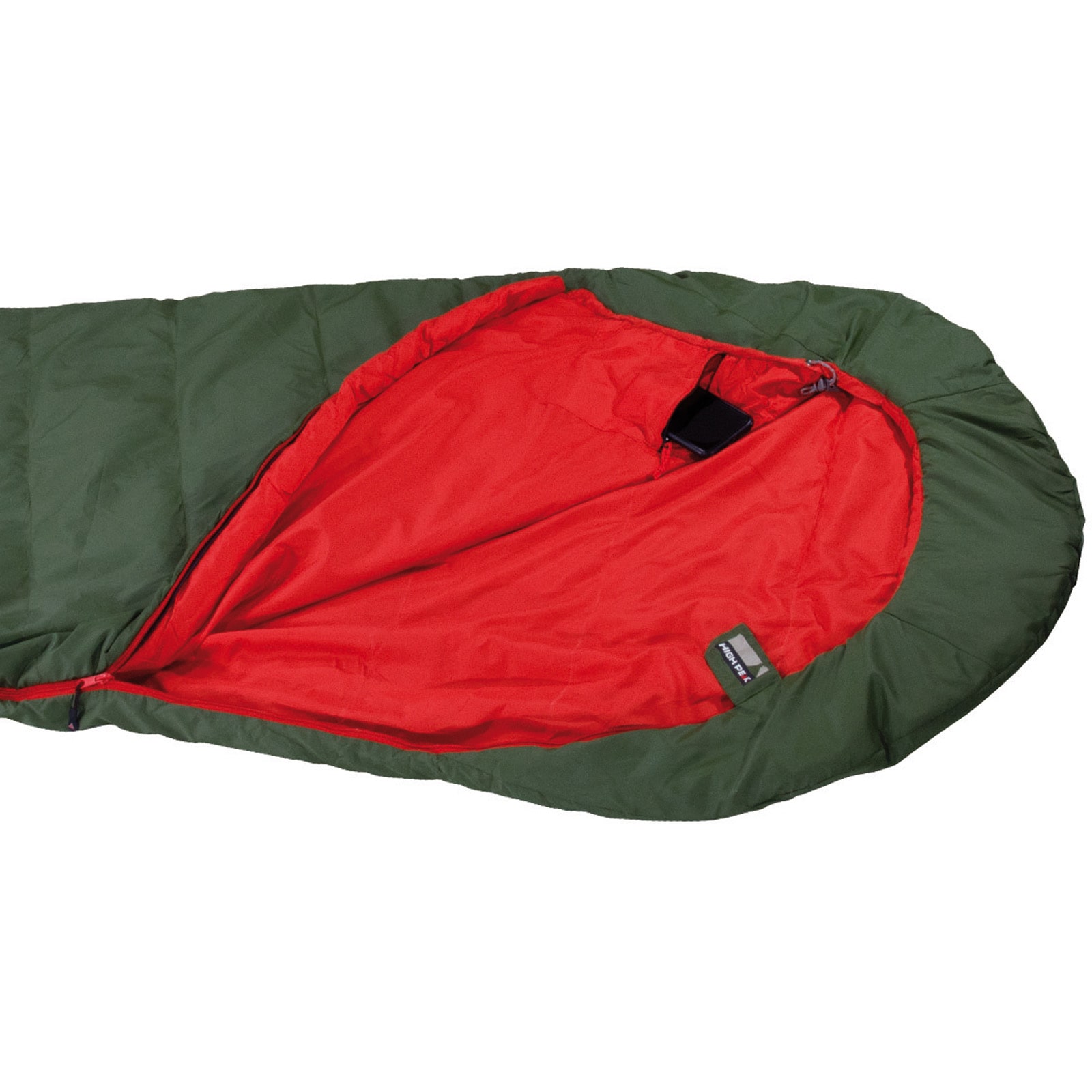 HIGH PEAK Mumienschlafsack Pak 1000 ECO Sommer Trekking Schlafsack Leicht