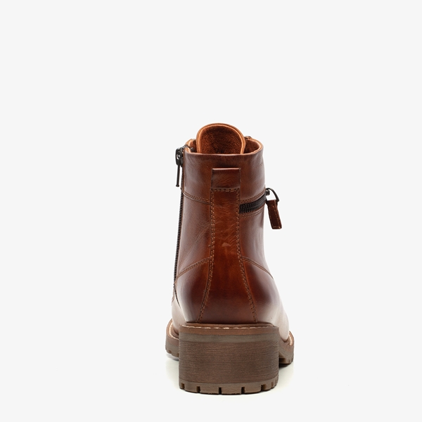 Hush Puppies gevoerde leren dames veterlaarsjes