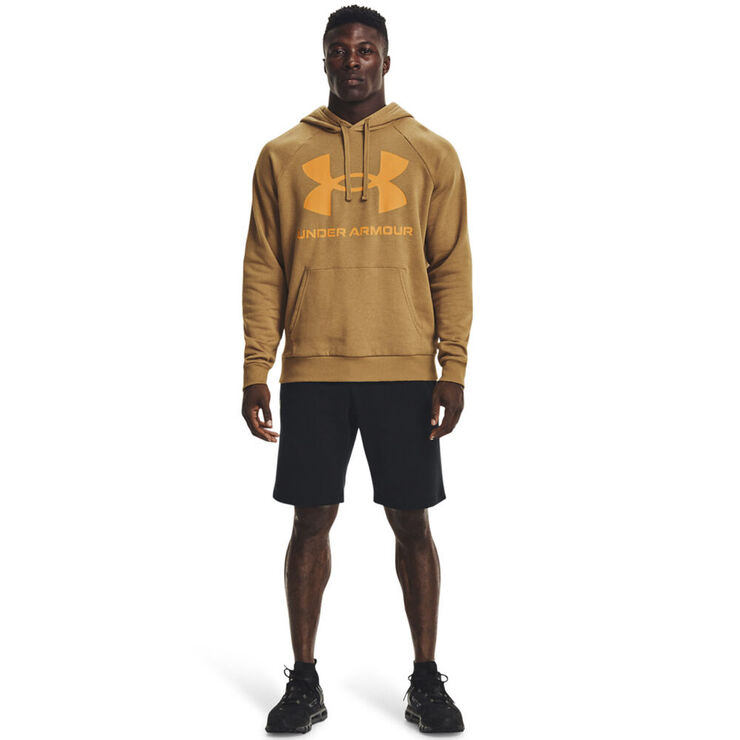 Under Armour Rival Fleece Big Logo Haettetroje Brun