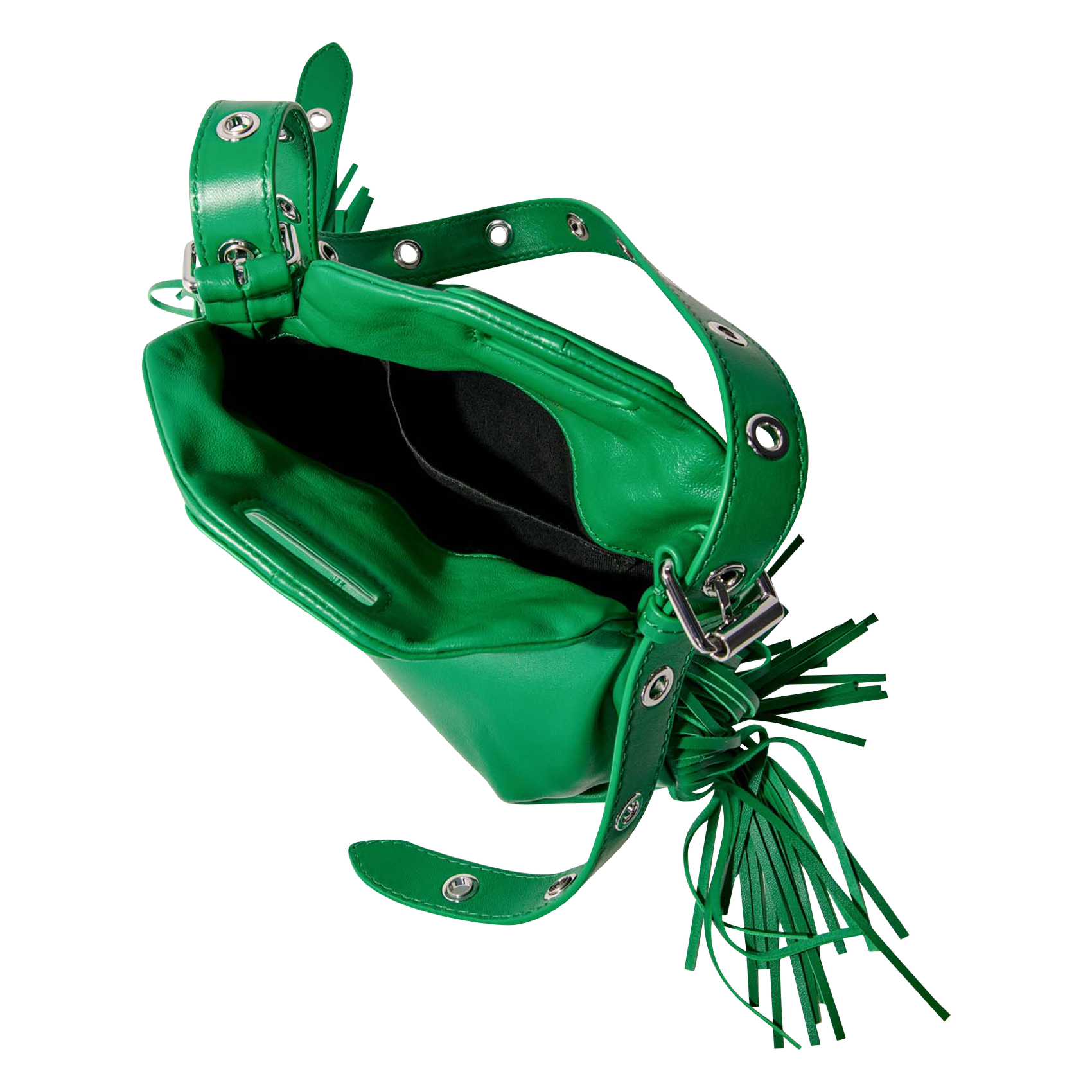 MISS M MINI - Sac bandoulière en cuir lisse | Vert
