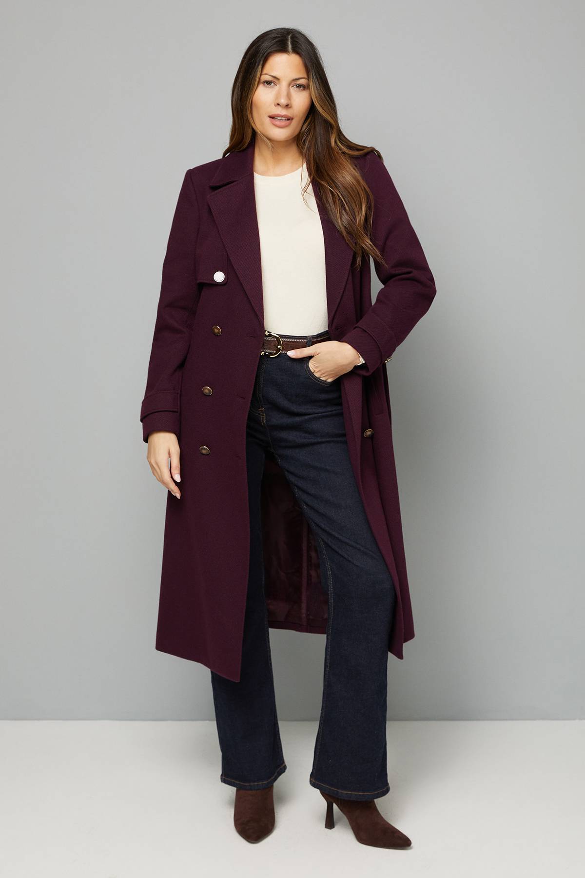 Wallis Trench-Coat en Sergé