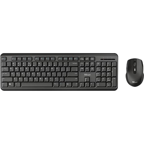 Trust ODY trådløst tastatur og mus - sort
