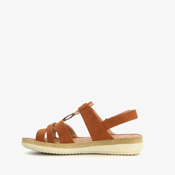 Blue Box dames sandalen cognac