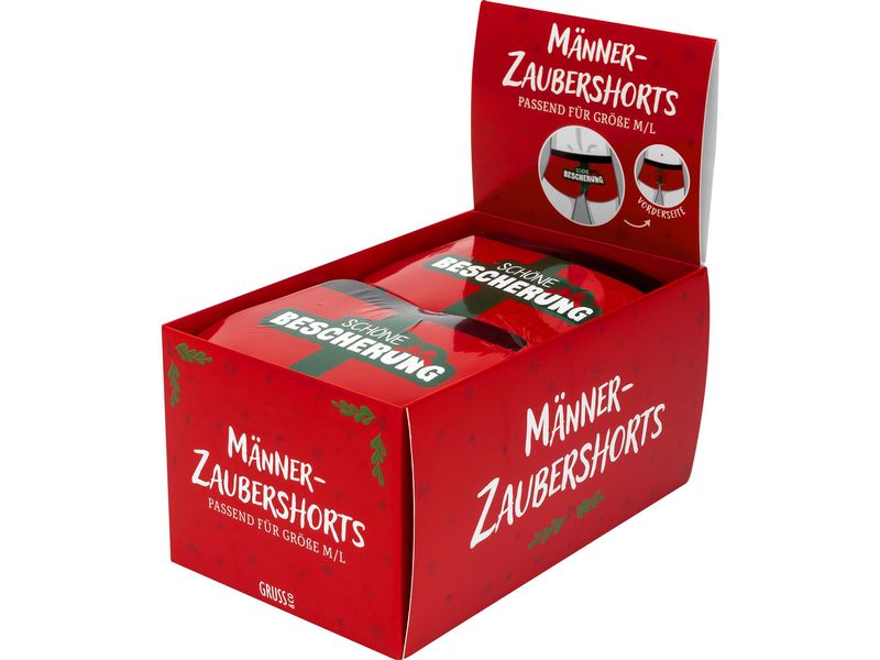 Sheepworld Boxershorts Schöne Bescherung Grösse M/L Männer-Zauberunterhose