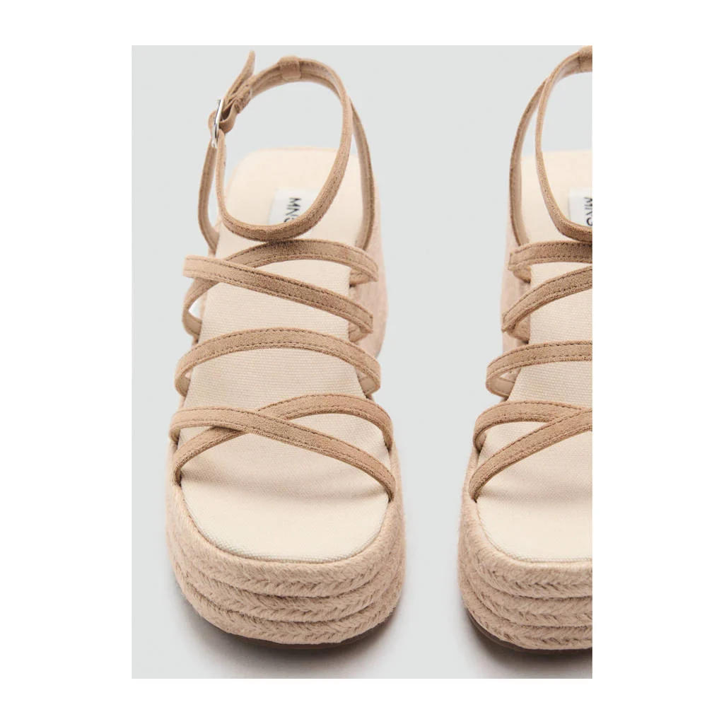 MANGO TEEN espadrilles beige