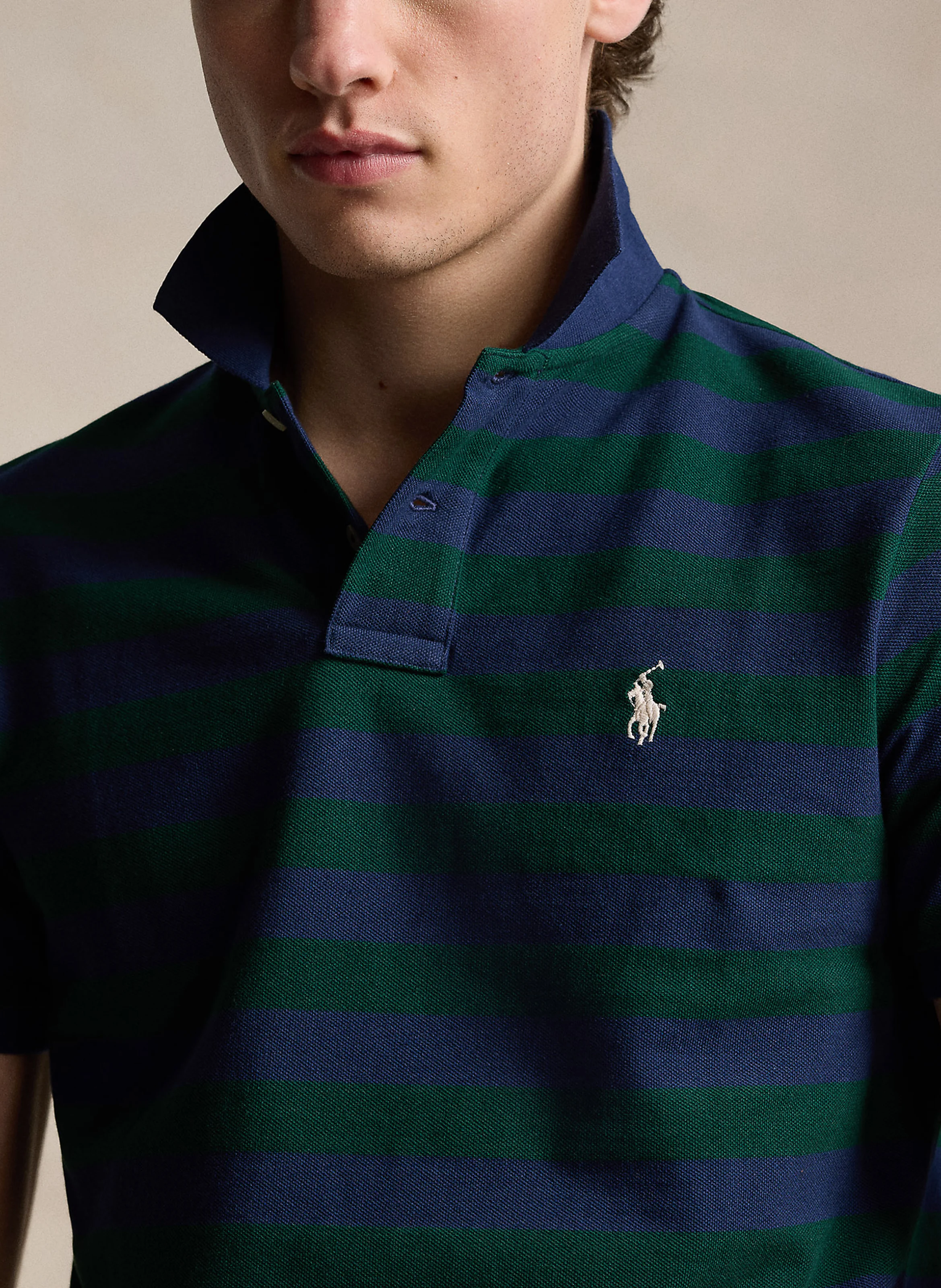 Polo regular-fit en coton | Vert