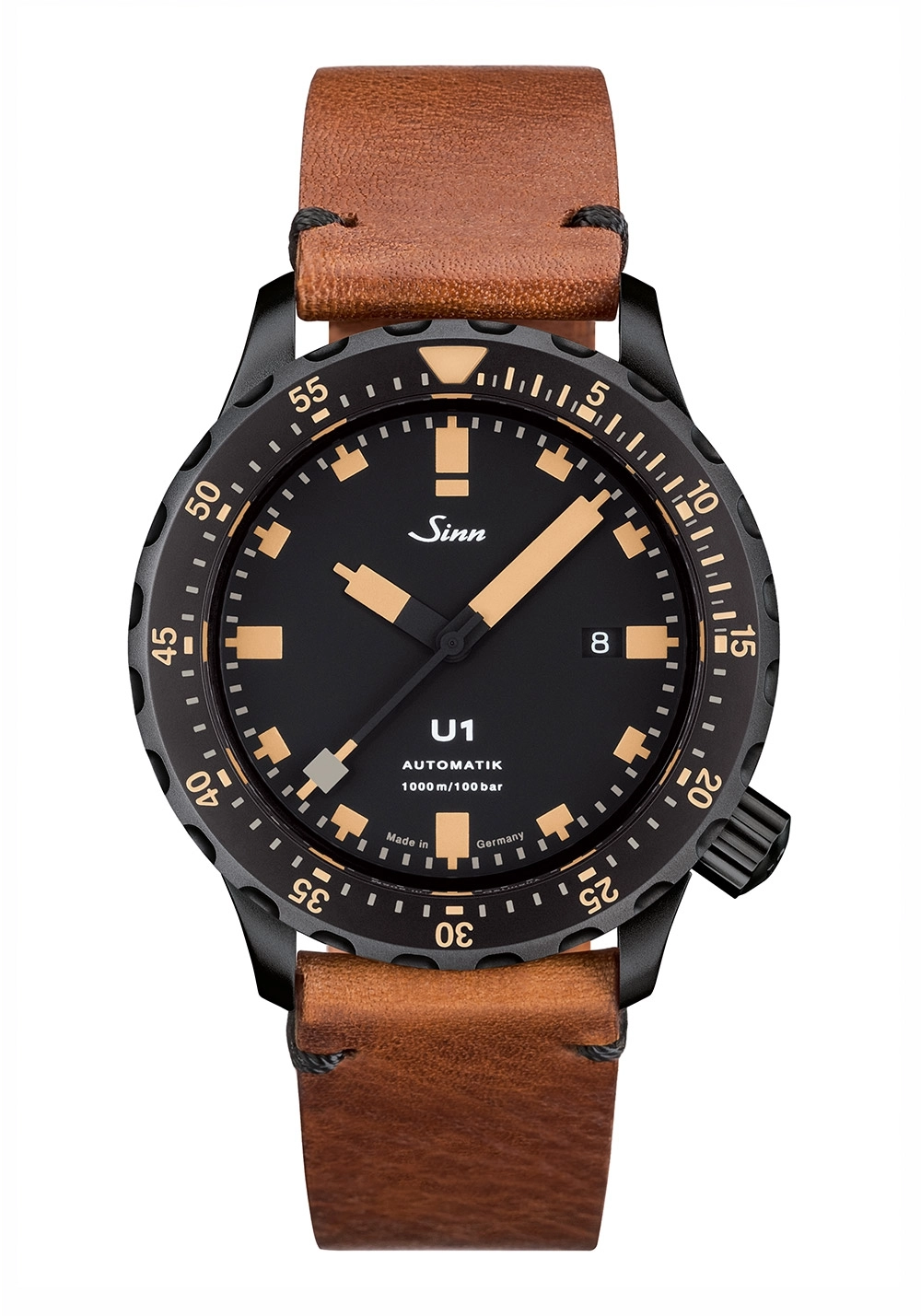 Sinn Taucheruhr U1 S E Automatik Braun 1010.023.LB