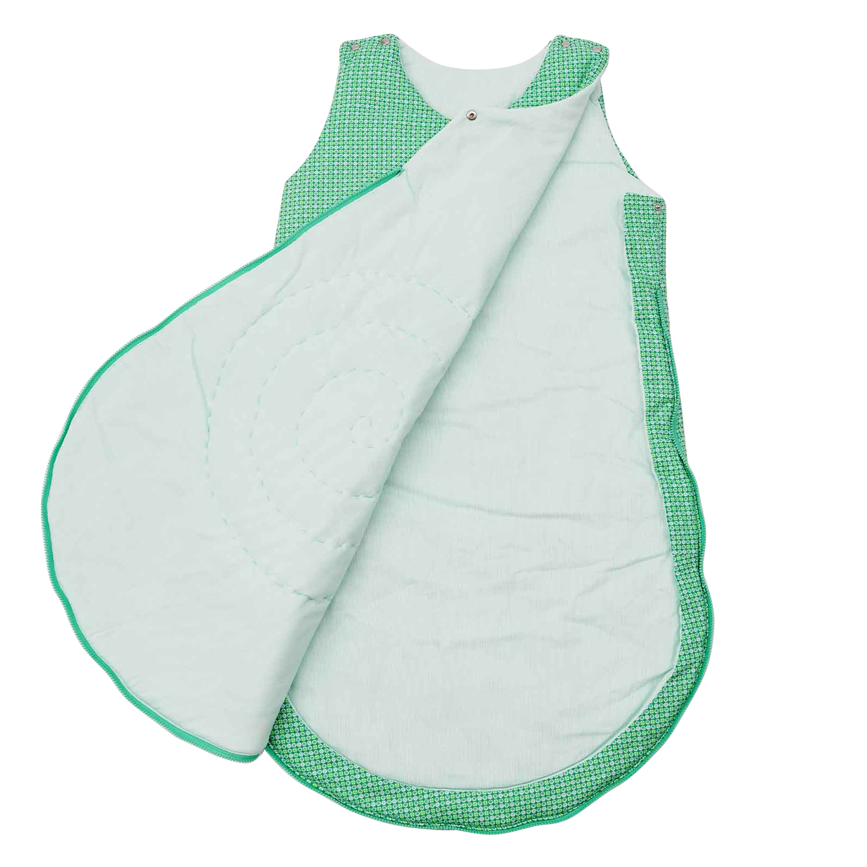 Gigoteuse imprimé fleuri en coton| Vert