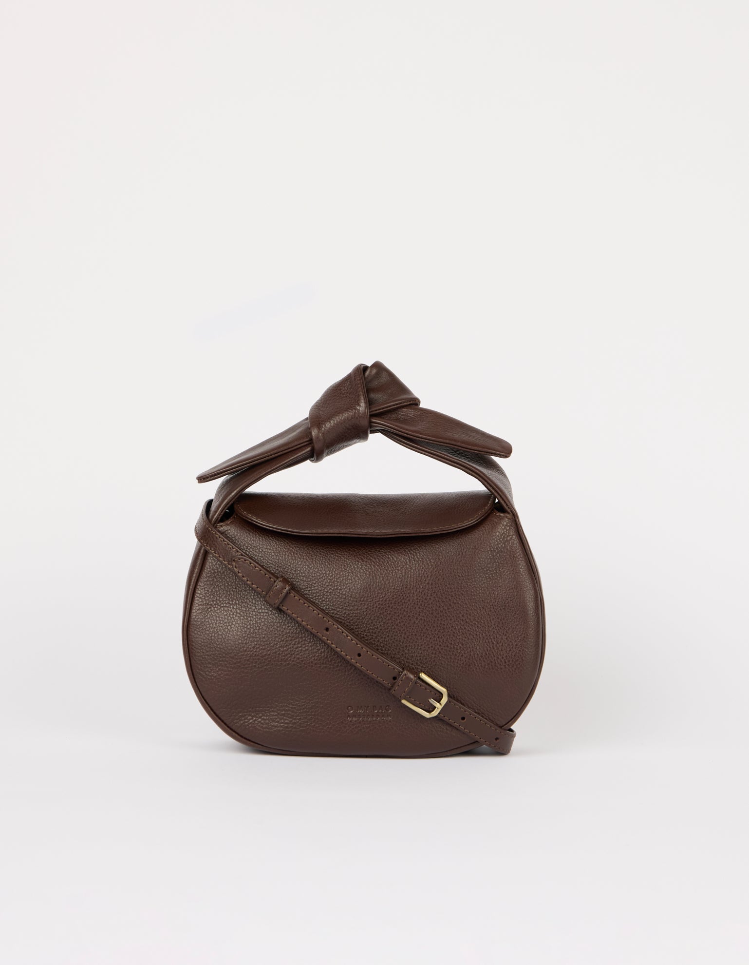 Coco Croissant - Chocolate Soft Grain Leather