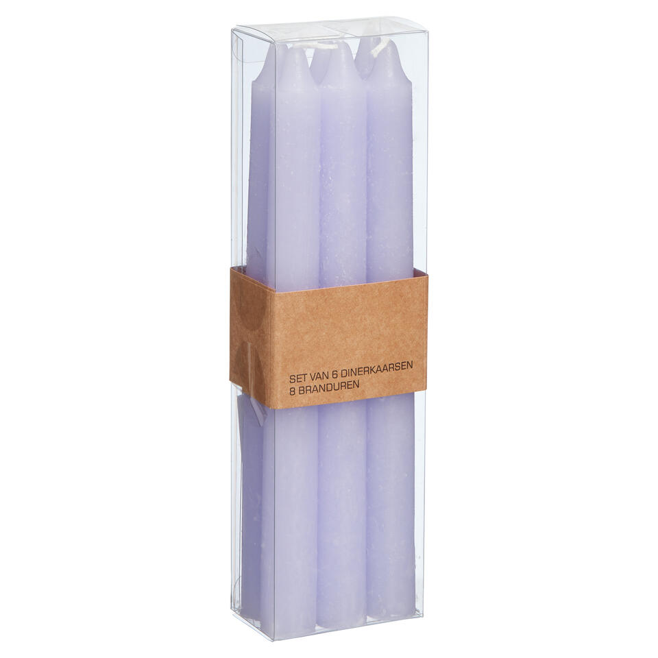 Dinerkaars Lila 6 Stuks