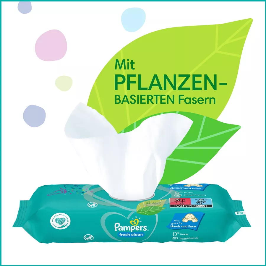 Pampers Feuchttücher Fresh Clean ECom 1200 Tücher (15 x 80 Stk)
