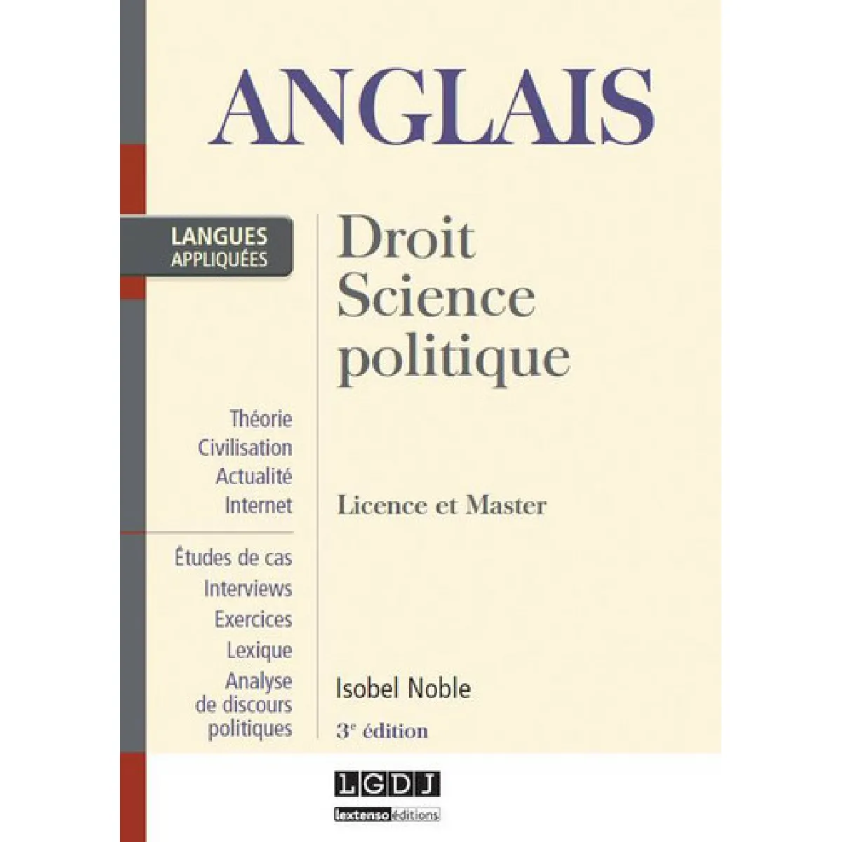 Anglais : droit, science politique, licence et master · Occasion