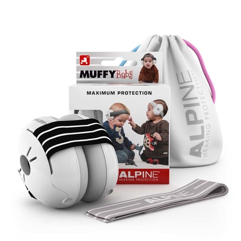 Casque de protection Muffy Baby Black - ALPINE
