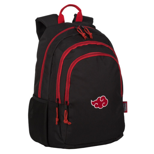 Mochila Escolar Naruto Cloud Doble Compartimento Adaptável A Carro