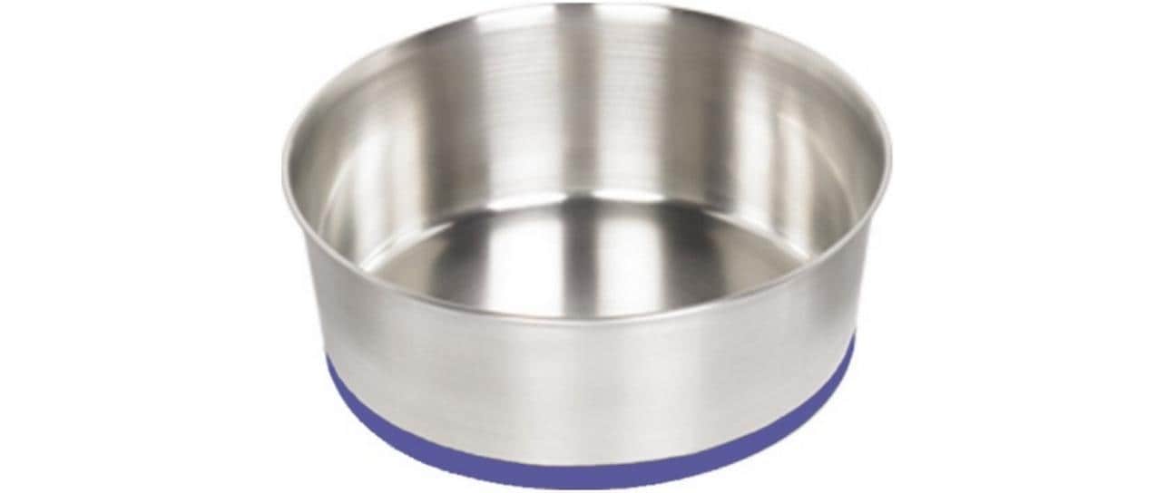 Edelstahlnapf Heavy 2.8 l, 24 cm, rutschfestRutschfester Futter- oder Wassernapf