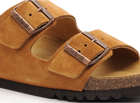 Scholl mules et sabots plats femme josephine 30050 marron