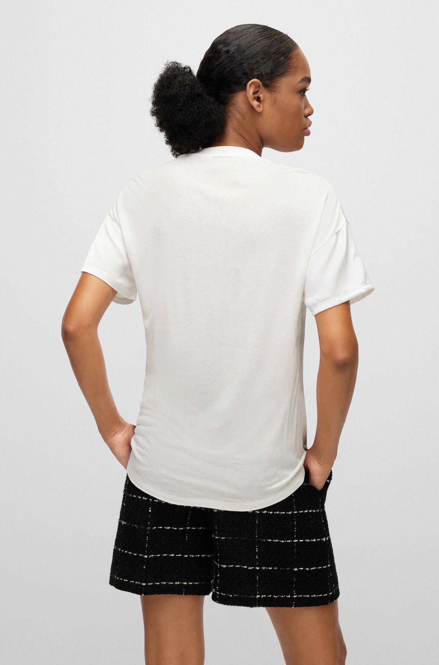 HUGO| Damen T-Shirt SMART CREW