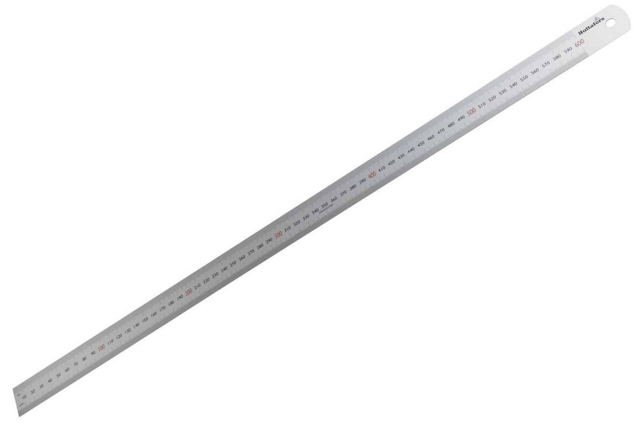 Hultafors Steel Ruler 554203 staal, metrisch, meetlat 60 cm