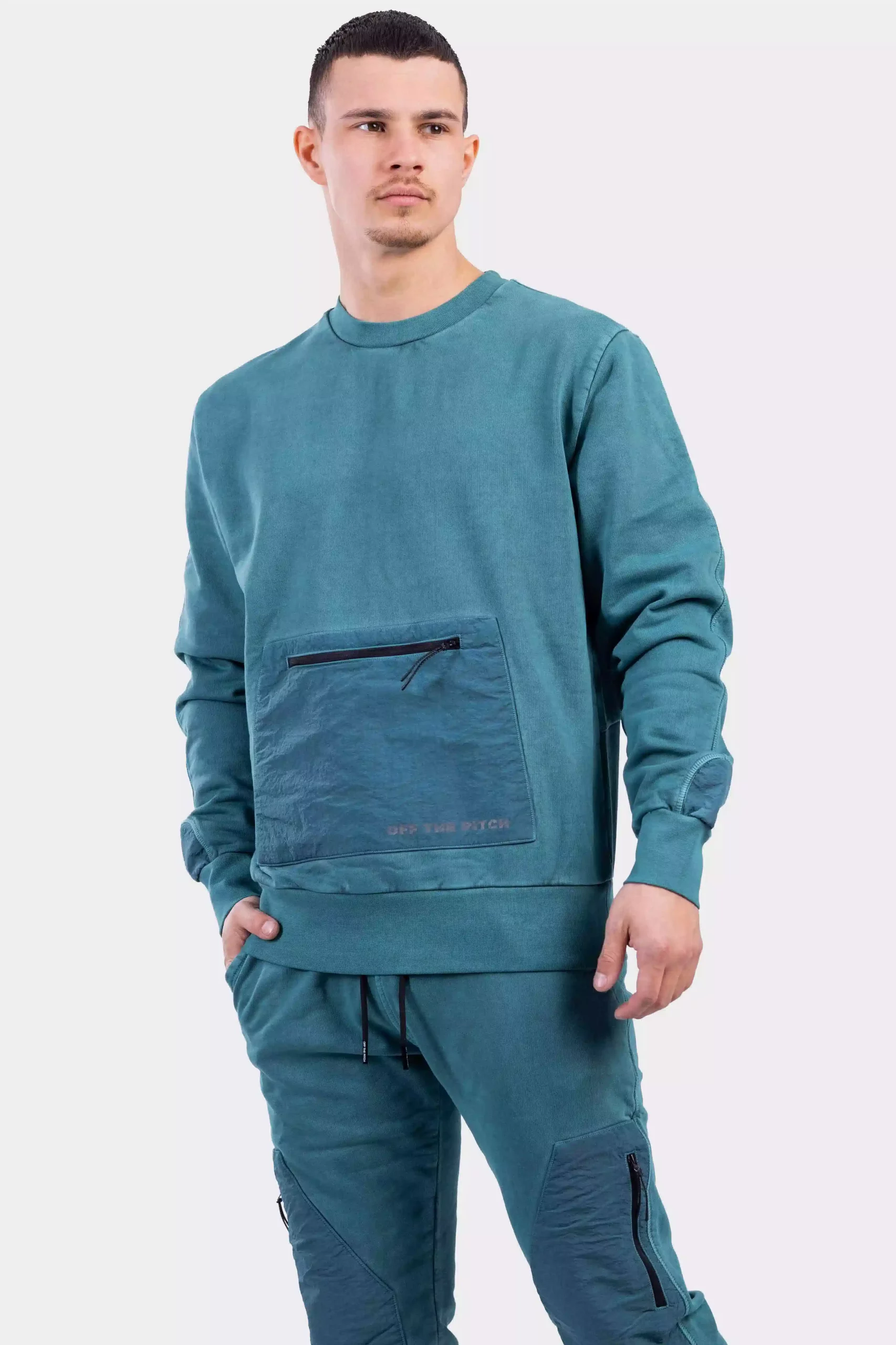 Off The Pitch Lennox Crewneck Heren Groen