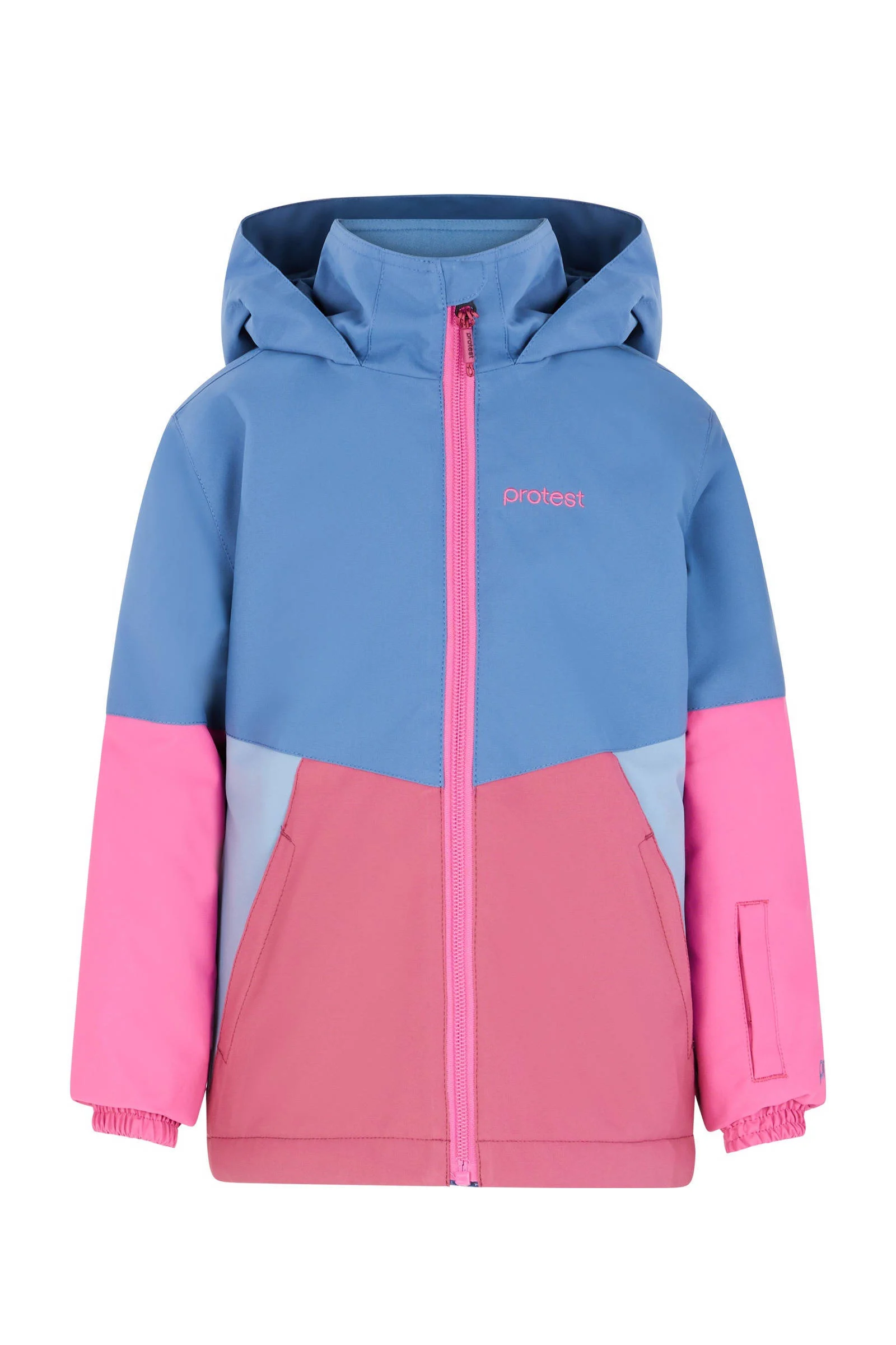 Protest ski-jack Linny TD blauw/roze