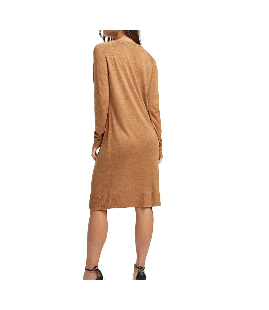 Robe Pull Camel Femme Vero Moda Meghan