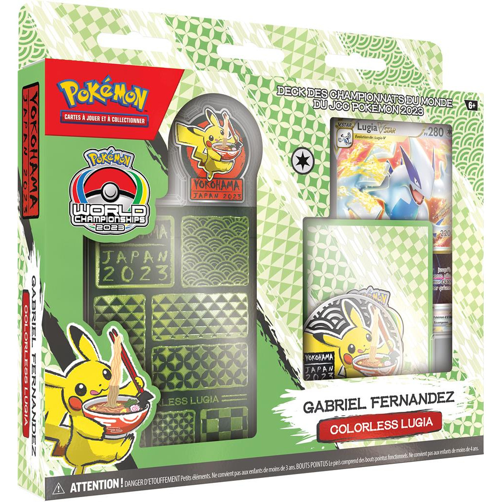 Pokémon : Deck des championnats du monde 2023 - Gabriel Fernandez - Colorless Lugia