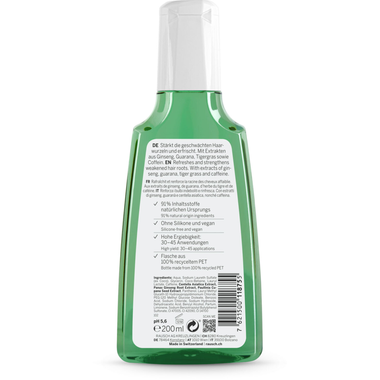 Rausch Coffein Shampoo mit Ginseng