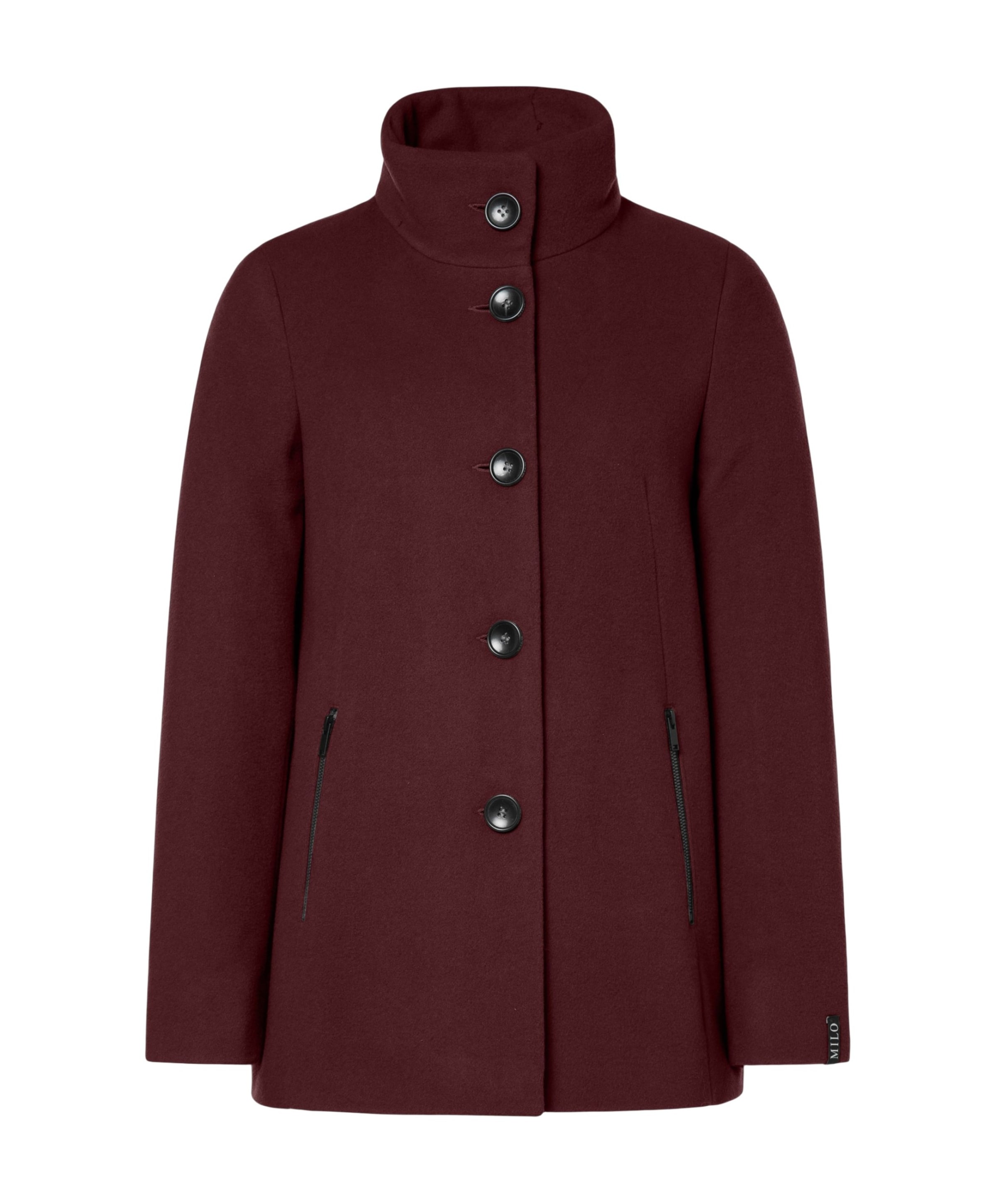 Milo Dames jas bordeaux