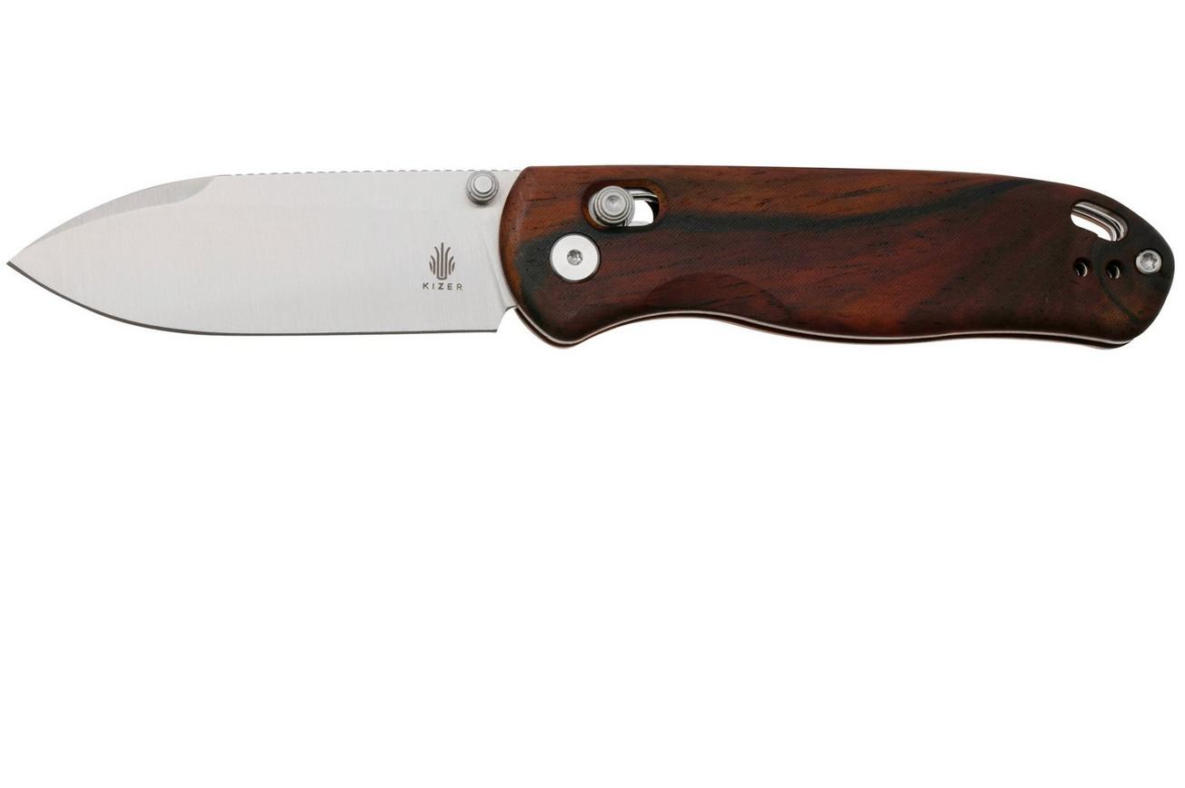 Kizer Vanguard Drop Bear V3619A6 Nitro-V, Mkuluti Wood, zakmes