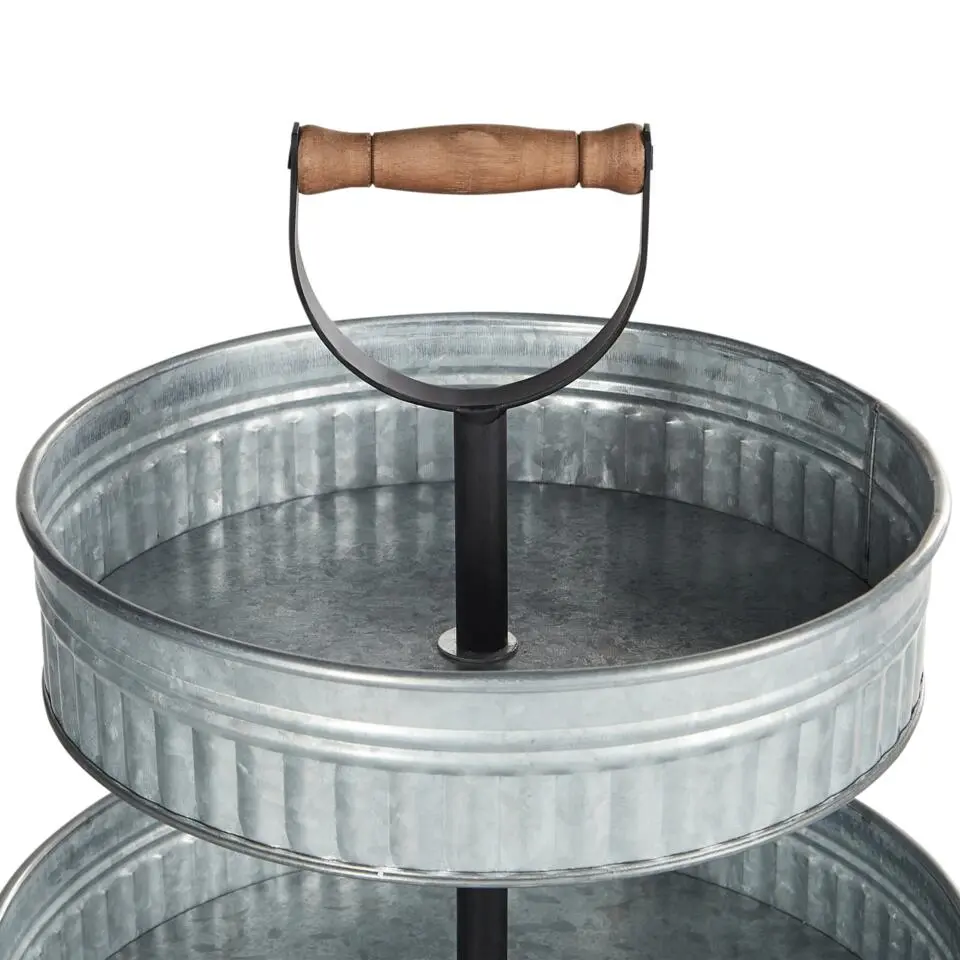 KOUIGN - Etagère - Zilver - 3 lagen - IJzer