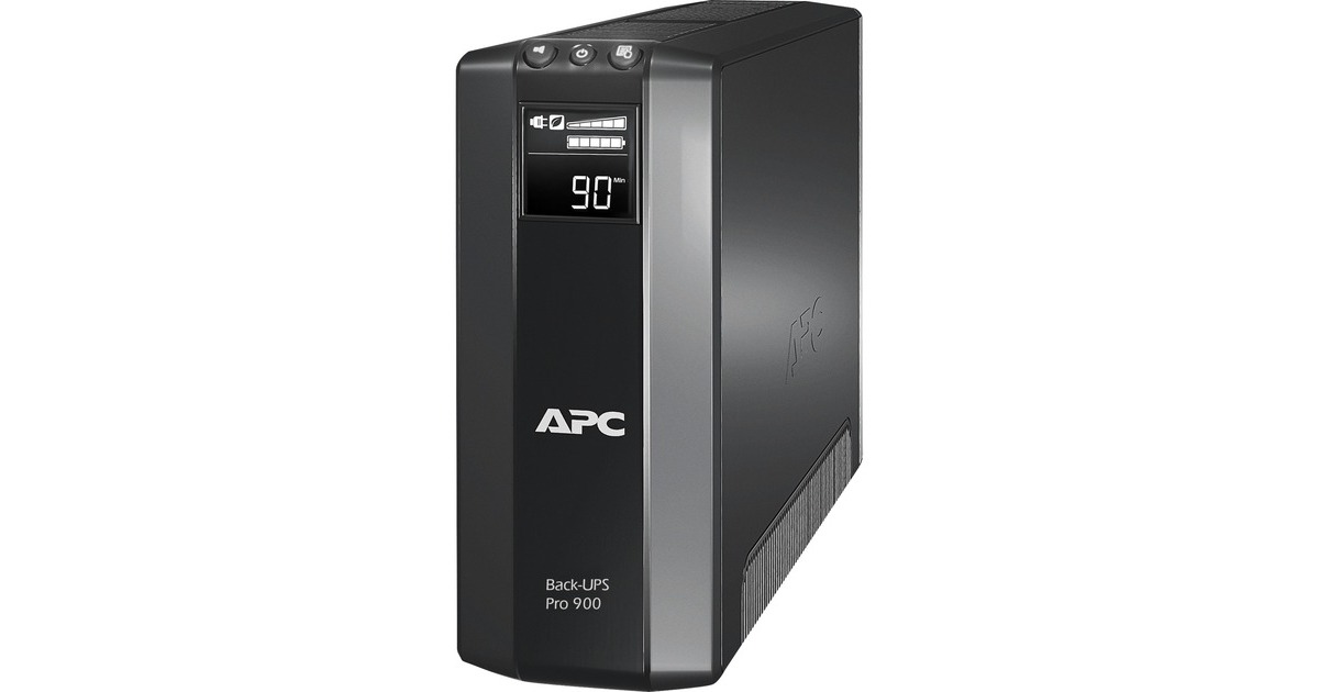 APCBack-UPS PRO BR900G-GR - noodstroomvoeding ups  (Zwart, 900VA, 5x stopcontact, USB, Retail)