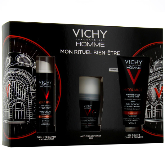 Vichy Homme Coffret kit bien être - Soins visage et corps
