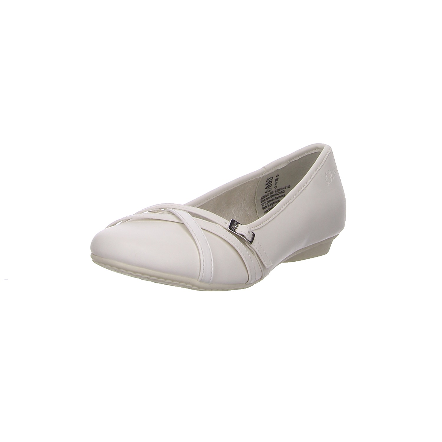 s.Oliver Ballerina weiß weiss/weiss kombi