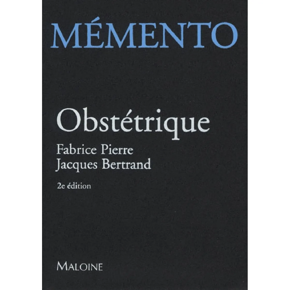 Mémento obstétrique · Occasion